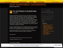 Tablet Screenshot of grupalbinyanencgastronomic.wordpress.com