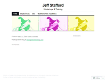 Tablet Screenshot of jeffstafford.wordpress.com