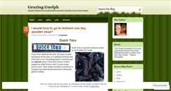 Desktop Screenshot of grazingguelph.wordpress.com