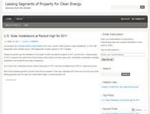 Tablet Screenshot of cleanenergylease.wordpress.com