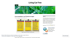 Desktop Screenshot of livingcarfree.wordpress.com