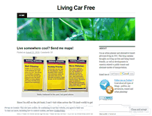 Tablet Screenshot of livingcarfree.wordpress.com