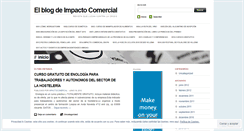 Desktop Screenshot of impactocomercial.wordpress.com