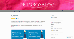 Desktop Screenshot of detorosblog.wordpress.com