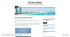 Desktop Screenshot of kznmiami.wordpress.com