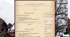 Desktop Screenshot of apeurohistorysalemhs.wordpress.com