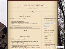 Tablet Screenshot of apeurohistorysalemhs.wordpress.com