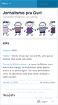 Mobile Screenshot of jornalismopraguri.wordpress.com