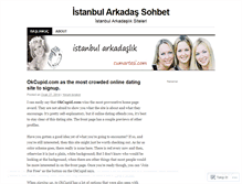 Tablet Screenshot of istanbularkadas.wordpress.com