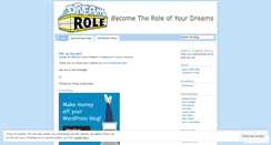 Desktop Screenshot of dreamrole.wordpress.com