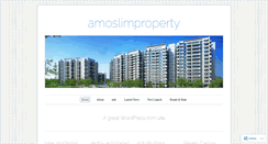 Desktop Screenshot of amoslimproperty.wordpress.com
