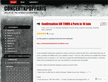Tablet Screenshot of concertkpopparis.wordpress.com