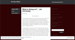 Desktop Screenshot of geronimowilson.wordpress.com