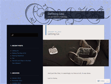 Tablet Screenshot of defininglexi.wordpress.com