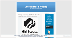 Desktop Screenshot of journalist88.wordpress.com