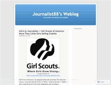 Tablet Screenshot of journalist88.wordpress.com