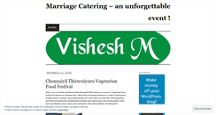 Desktop Screenshot of marriagecatering.wordpress.com