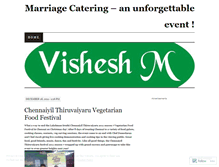 Tablet Screenshot of marriagecatering.wordpress.com