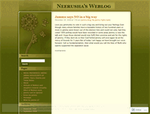 Tablet Screenshot of neerusha.wordpress.com