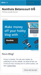 Mobile Screenshot of nanthala.wordpress.com