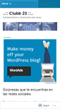 Mobile Screenshot of clubb23.wordpress.com