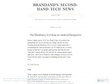 Tablet Screenshot of brandand.wordpress.com