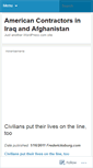 Mobile Screenshot of americancontractorsiniraq.wordpress.com