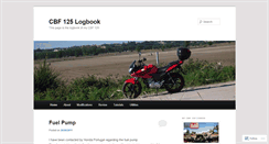Desktop Screenshot of cbf125log.wordpress.com