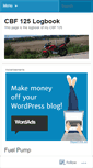 Mobile Screenshot of cbf125log.wordpress.com