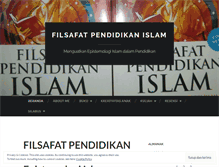 Tablet Screenshot of filsafatpendidikanislam.wordpress.com