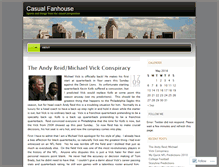 Tablet Screenshot of casualfanhouse.wordpress.com