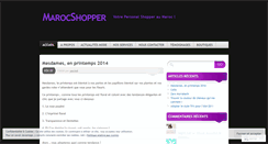 Desktop Screenshot of marocshopper.wordpress.com