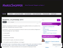 Tablet Screenshot of marocshopper.wordpress.com