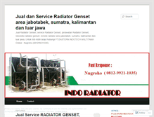 Tablet Screenshot of indoradiator.wordpress.com