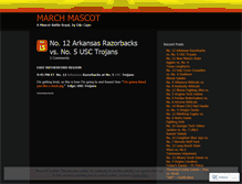 Tablet Screenshot of marchmascot.wordpress.com