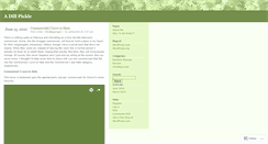 Desktop Screenshot of adillpickle.wordpress.com