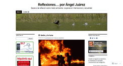 Desktop Screenshot of angeljuarez.wordpress.com