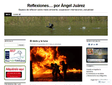 Tablet Screenshot of angeljuarez.wordpress.com