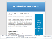 Tablet Screenshot of mahkotamatematika.wordpress.com