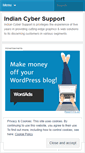 Mobile Screenshot of indiancybersupport.wordpress.com