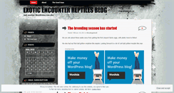 Desktop Screenshot of eereptiles.wordpress.com