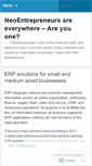 Mobile Screenshot of neoentrepreneur.wordpress.com