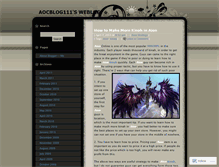 Tablet Screenshot of aocblog111.wordpress.com