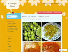 Tablet Screenshot of chilipaperchains.wordpress.com