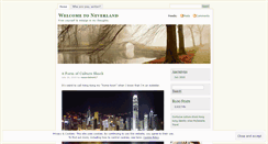 Desktop Screenshot of findingmyneverland.wordpress.com