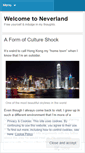 Mobile Screenshot of findingmyneverland.wordpress.com