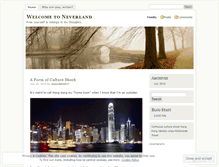 Tablet Screenshot of findingmyneverland.wordpress.com