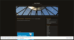 Desktop Screenshot of maxdennis.wordpress.com