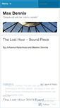 Mobile Screenshot of maxdennis.wordpress.com
