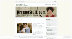 Desktop Screenshot of brennastull.wordpress.com